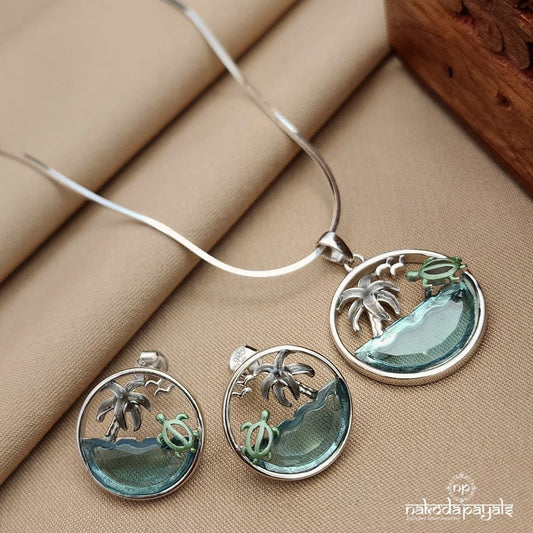 Sea Turtle Pendant Set(St3515)