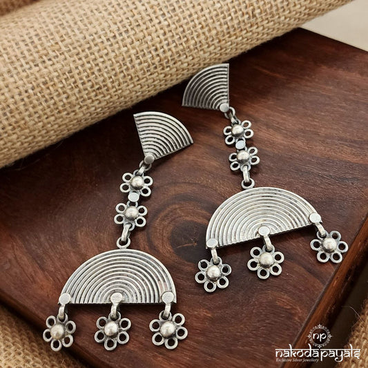 Floral Half Moon Chandbali(C3459)