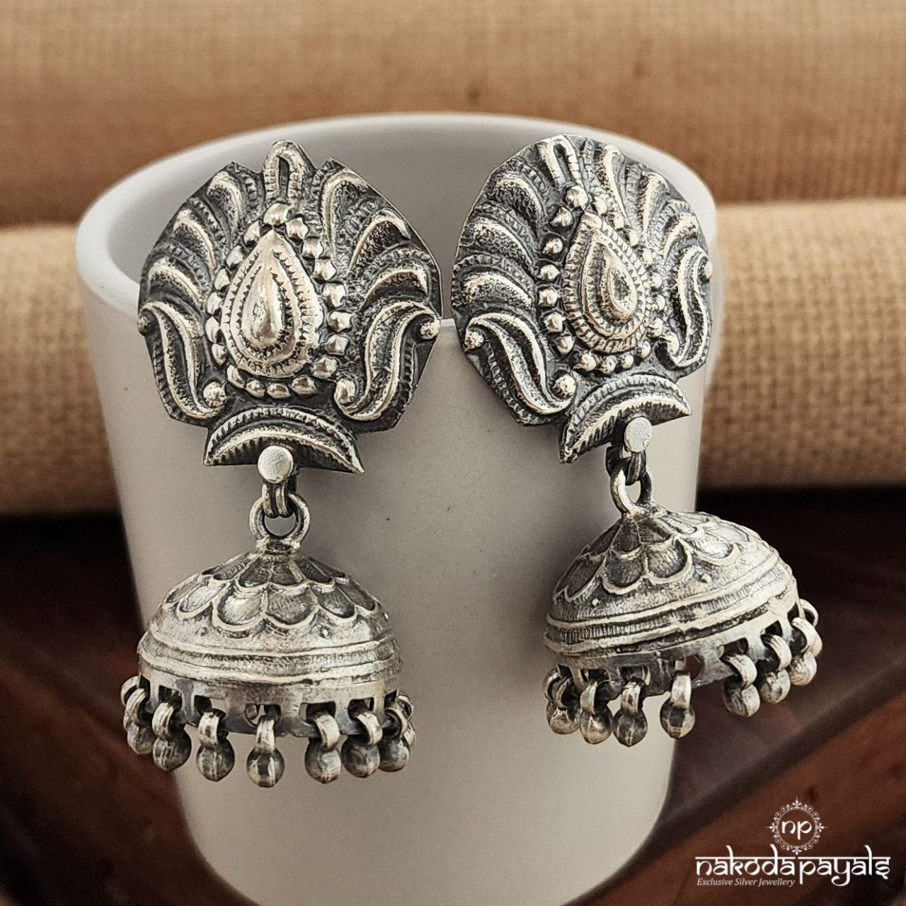 Tribal Ball Drop Jumka (J1213)