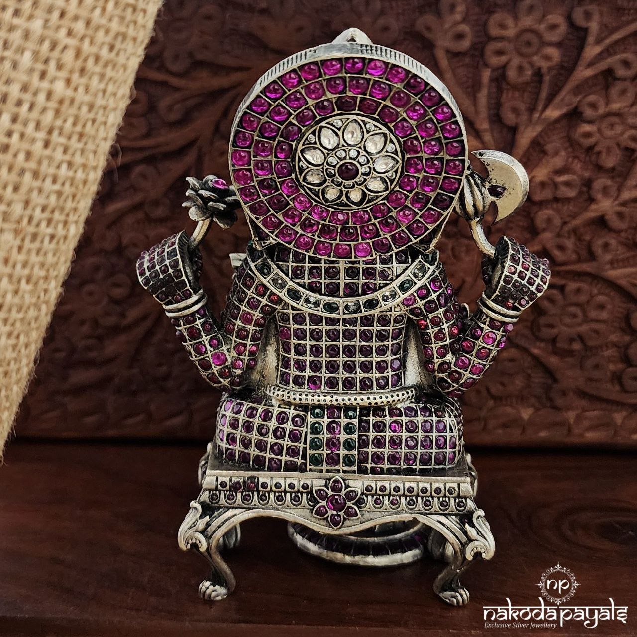 Oxidised Siddivinayaka Idol (Aa1901)