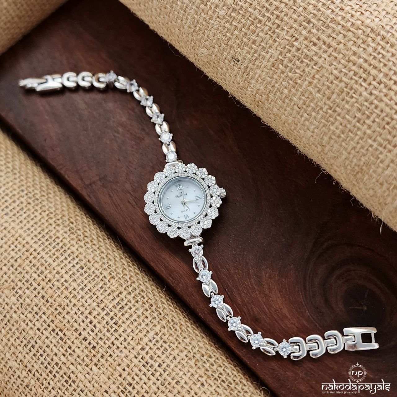 Pretty Floral CZ Watch (W0248)