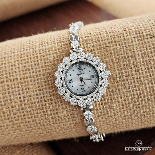 Pretty Floral CZ Watch (W0248)