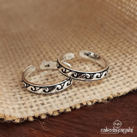 Tidal Carved Toebands(T4565)