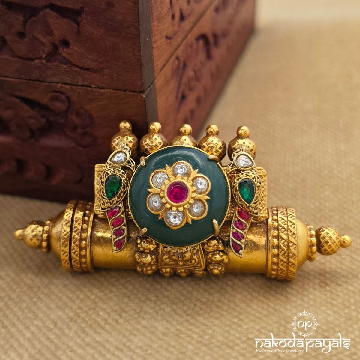 Stuuning Kundan Tabji Pendant (Gp2623)
