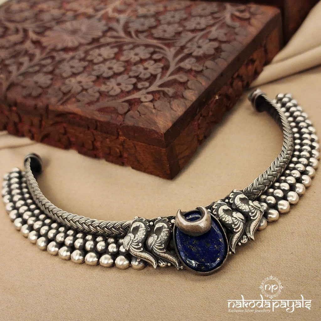 Blue Peacock Neckpiece (N9663)