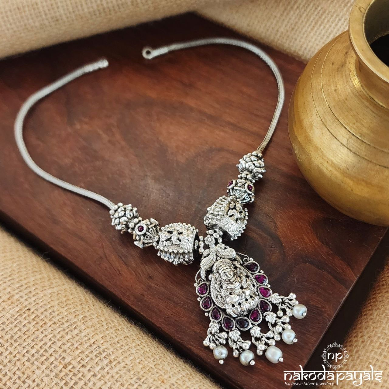 Ball Pearl Drops Neckpiece (N10411)