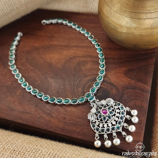 Gracious Green Kemp Neckpiece (N10412)