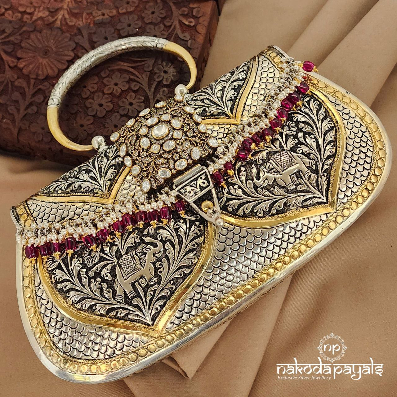 Elegant Elephant Moissanite Purse (Esa155)