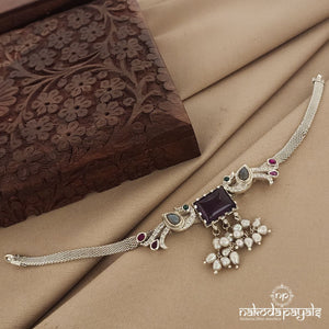 Amethyst Peacock Choker (N9705)