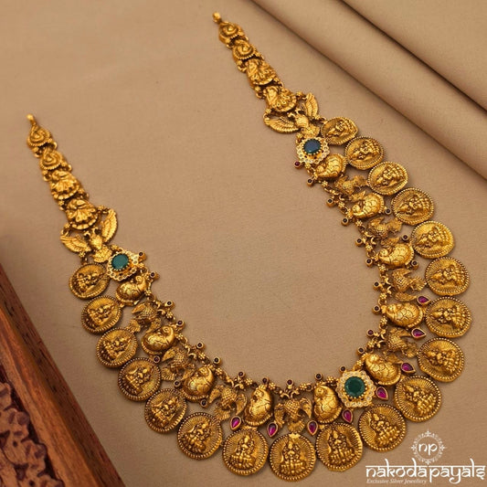 Goddess Lakshmi Kasu Neckpiece (Gn10745)