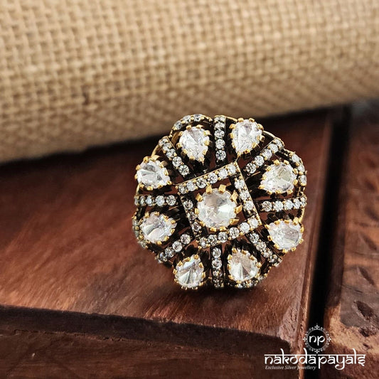 Fabulous Moissanite Finger Ring (F2575)