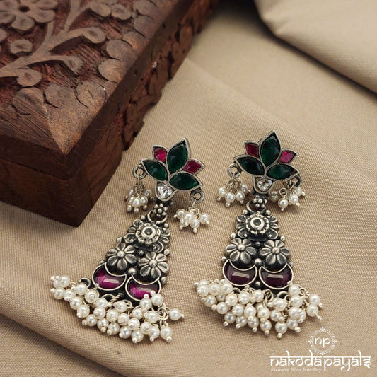 Beauteous Green Chandbali (C7824)