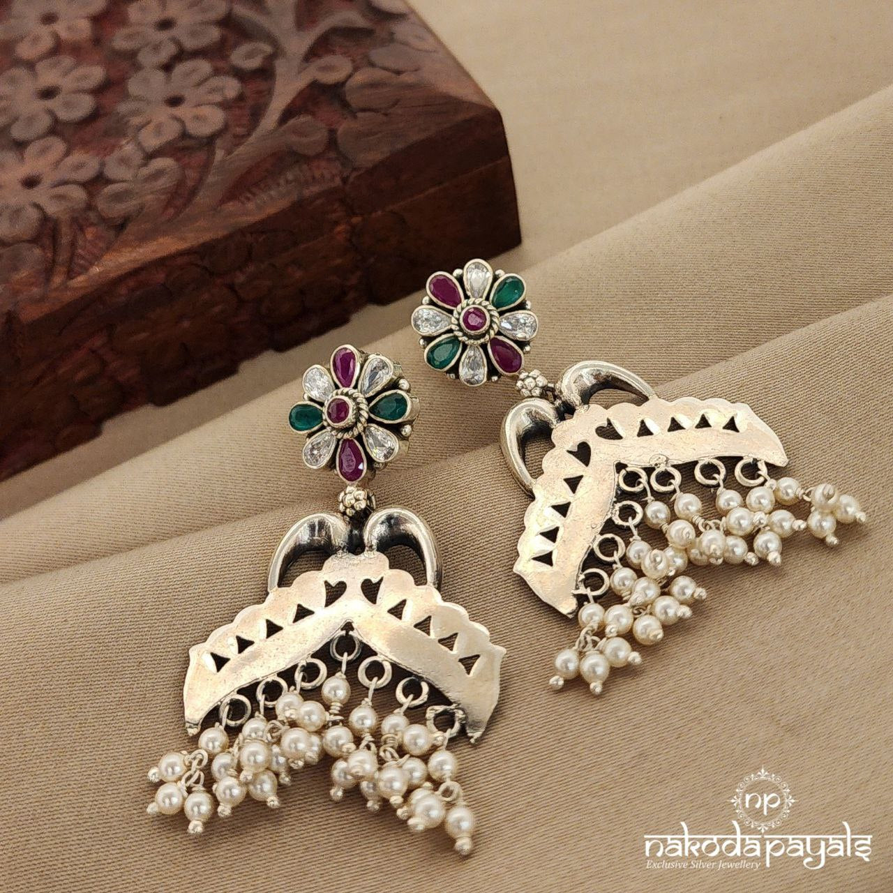 Beauteous Floral Jhumka (J7856)