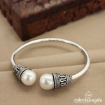 Classic Pearl Adjustable Kada (K4700)