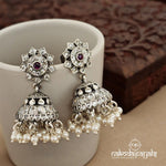 Sparkling White Pearl Jhumka (J7882)