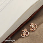 Om Rosegold Earrings (St2585)