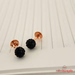 Dainty Black Earrings (St2607)