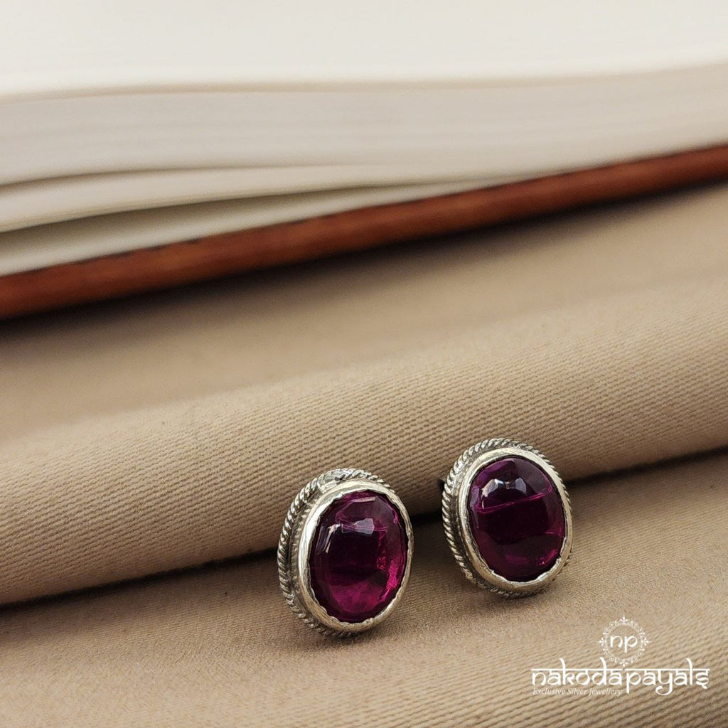 Elegant Oval Studs (S9184)