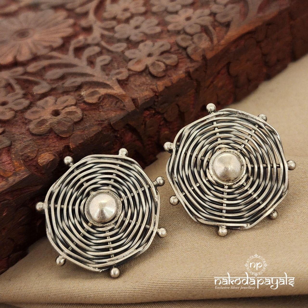 Big Braided Studs (S9209)