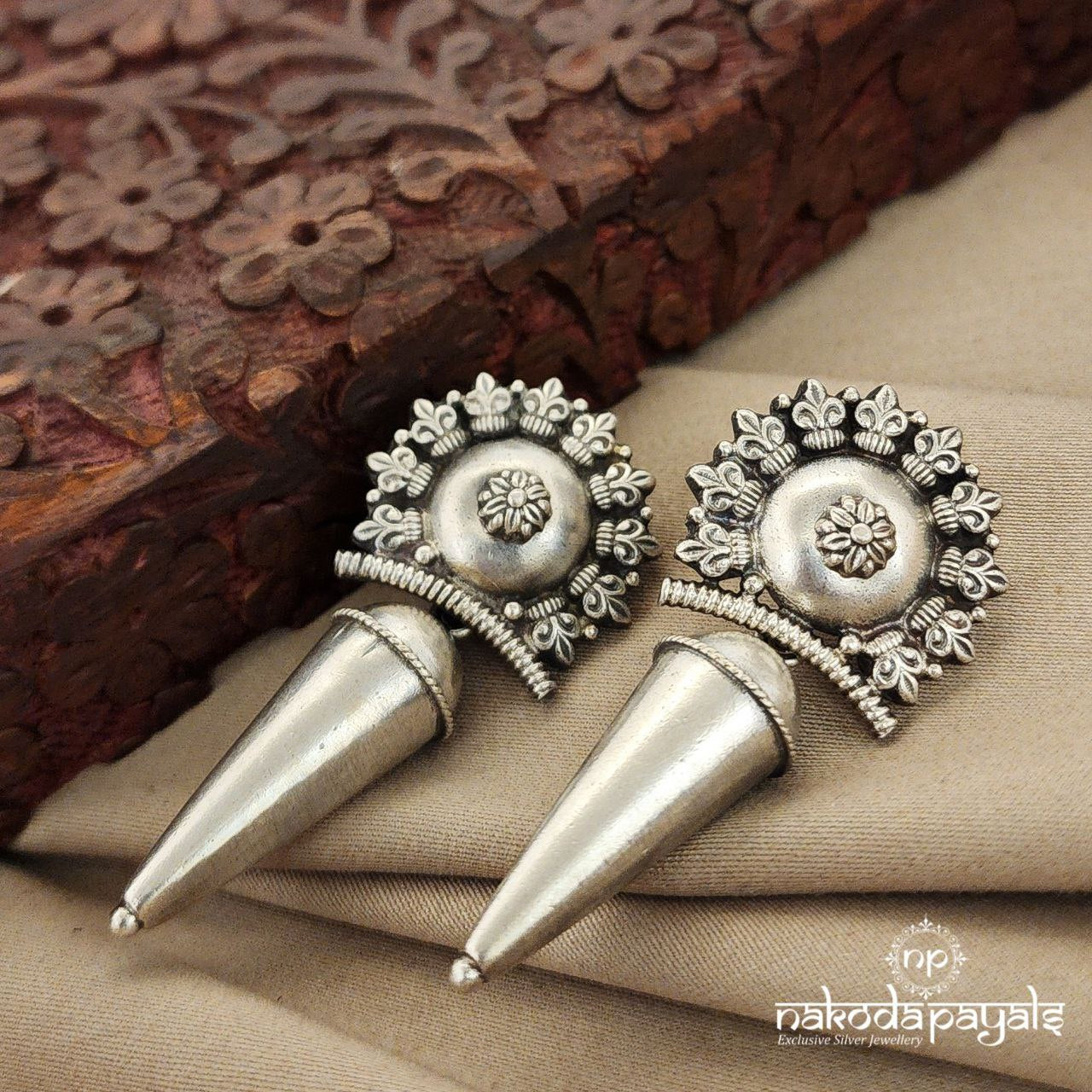 Tribal Cone Drop Earrings (C7843)