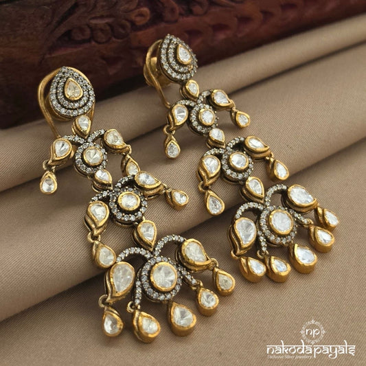 Stunning Moissanite Earrings (Ge11512)