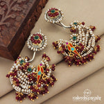 Birdie Drop Dual Tone Kundan Chandbali (Dt1148)