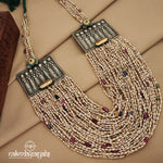 Grand Layered Pearly Neckpiece (N9874)