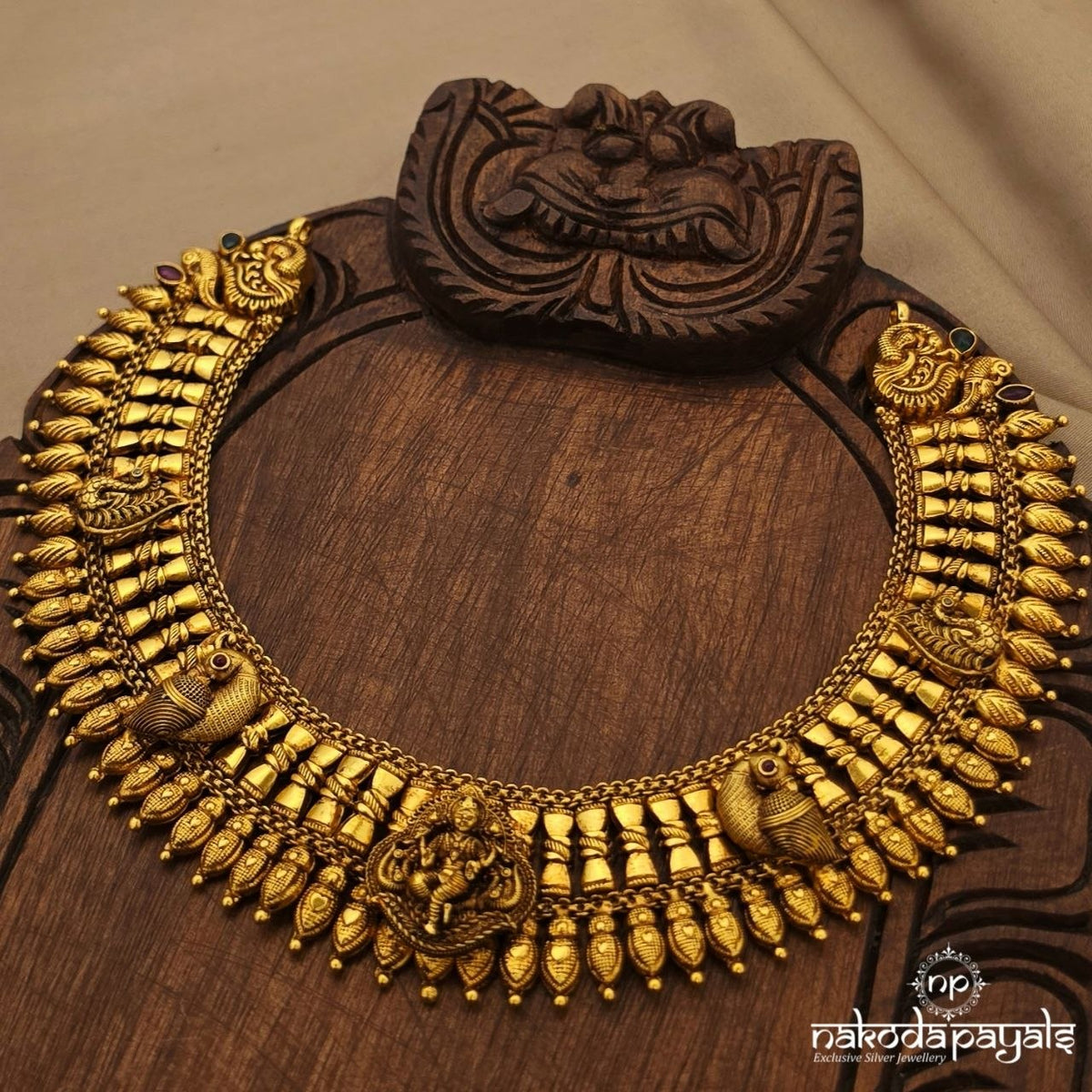 Lakshmi Peacock Neckpiece (Gn11003)