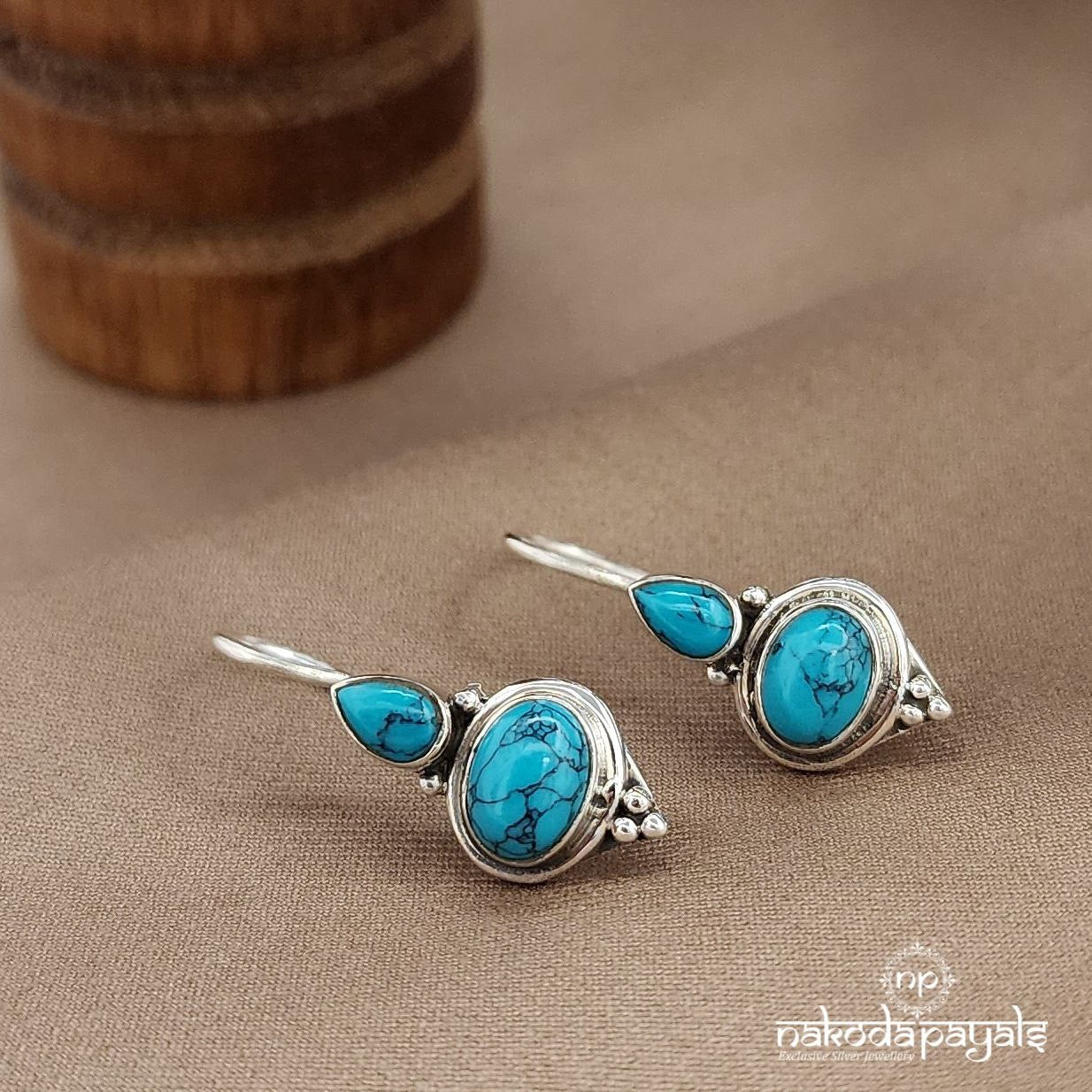Turquoise Glow Earrings (H2155)