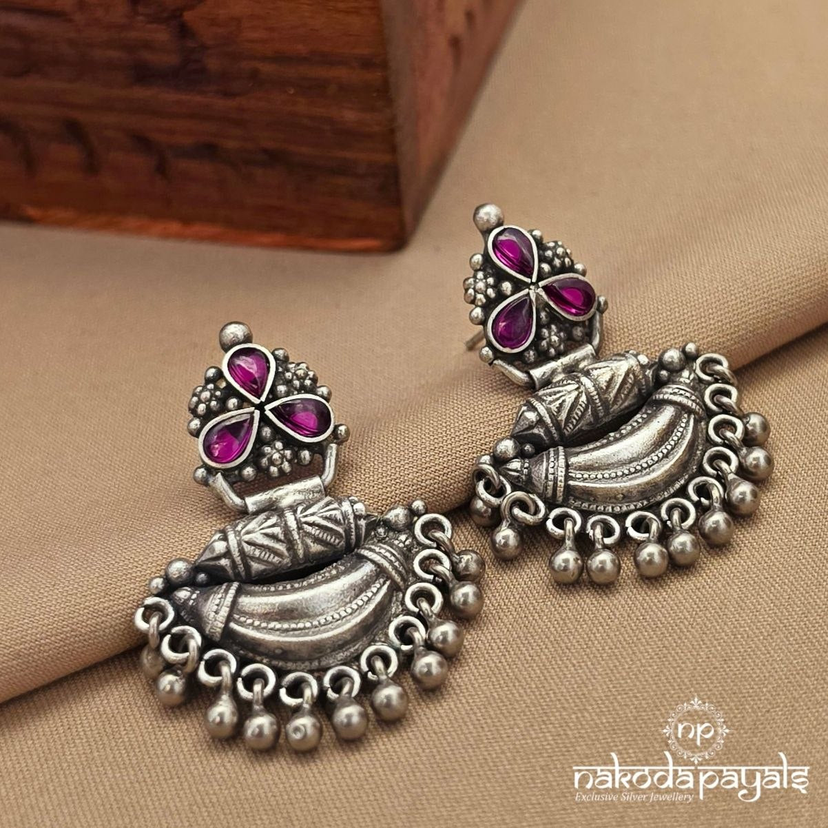 Floral Ball Drops Earrings (C4037)