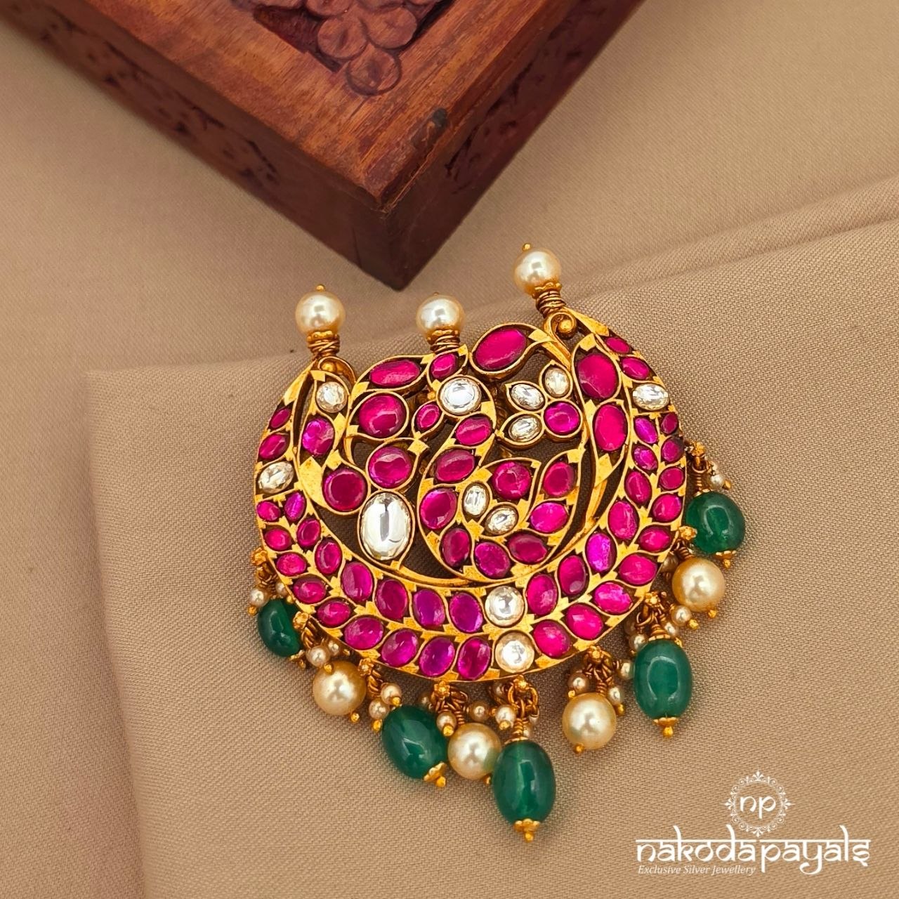 Graceful Peacock Hair Accessory (Ha0119)
