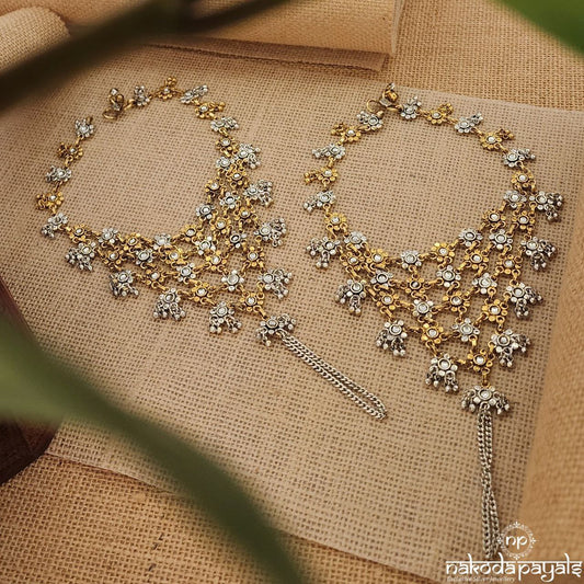 Floral Dual Tone Pag Phool (A5844)