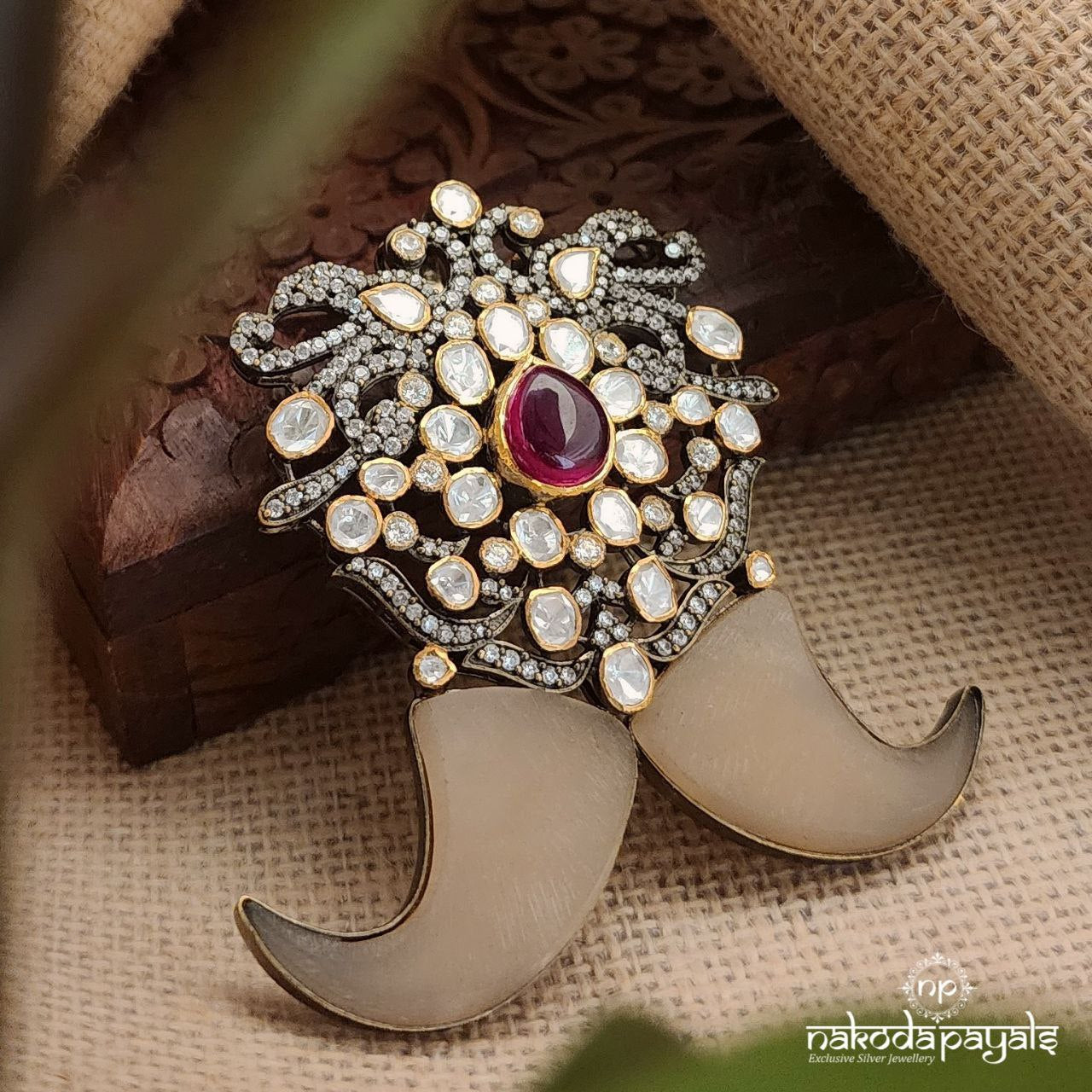 Elegant Puligore Moissanite Pendant (Gp1832)