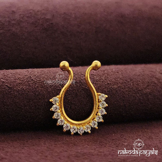 Traditional Sparkling Septum Ring (Np785)