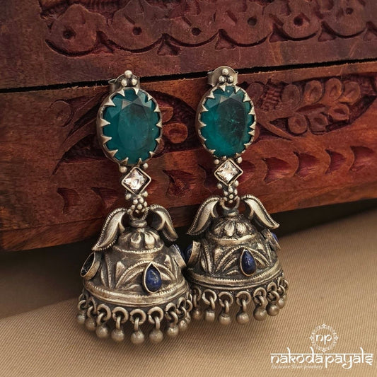 Green Jhumka (J1804)