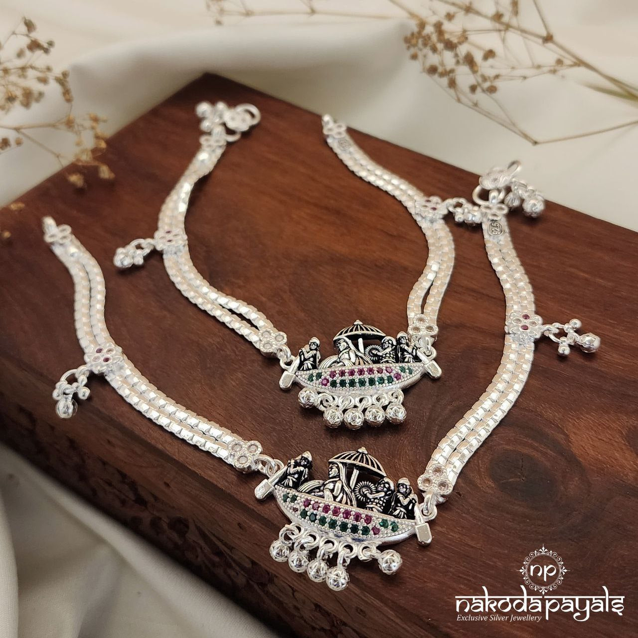 Mesmerising Palanquin Anklets (A5889)