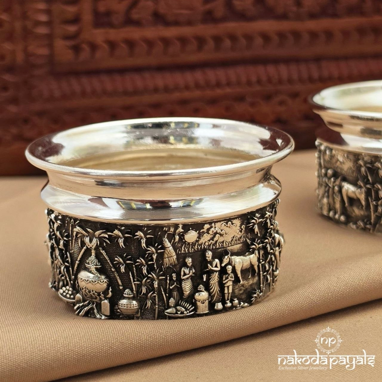 Pongal Festive Bowl Pair (Aa2596)
