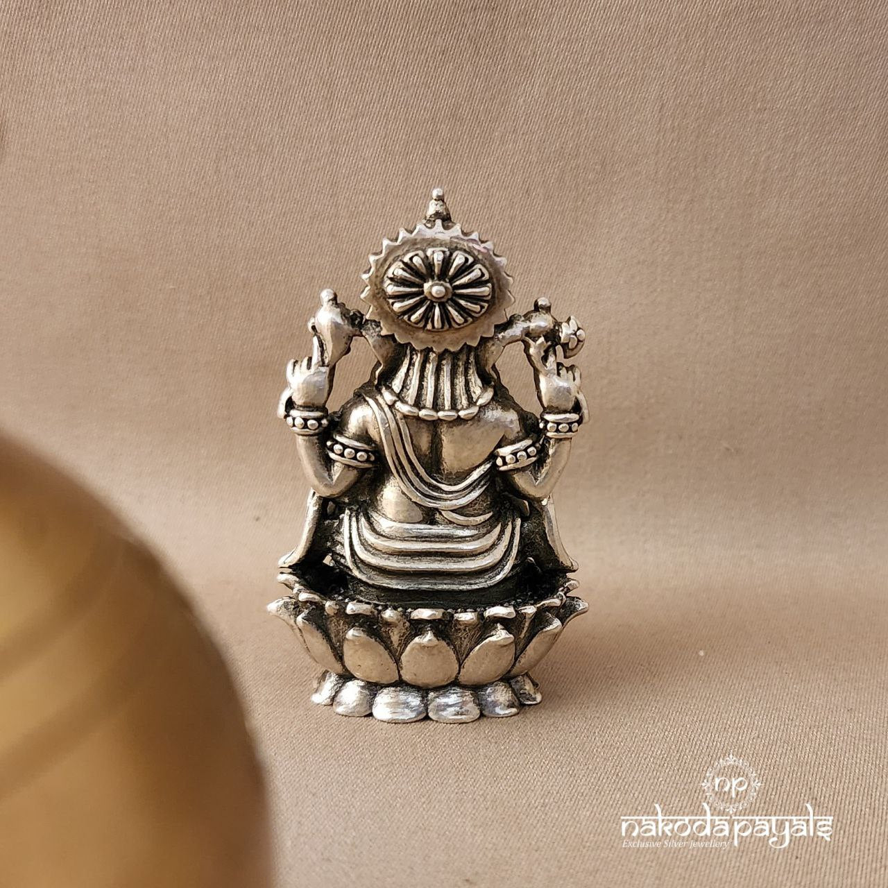 Lotus Ganesha Idol (Aa0316)