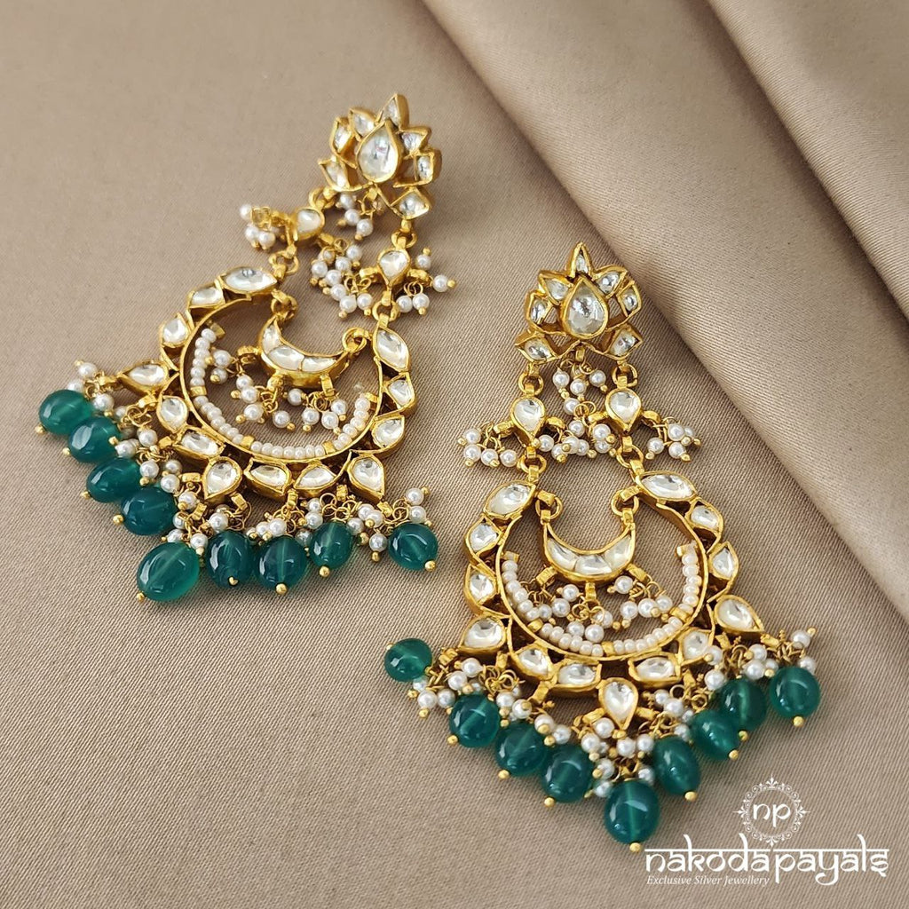 Elegant Kundan Chandbali (Ge5489)