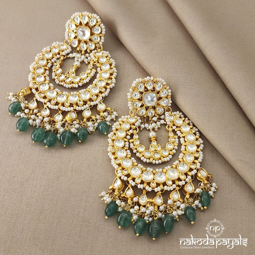 Stunning Kundan Chandbali (Ge5490)