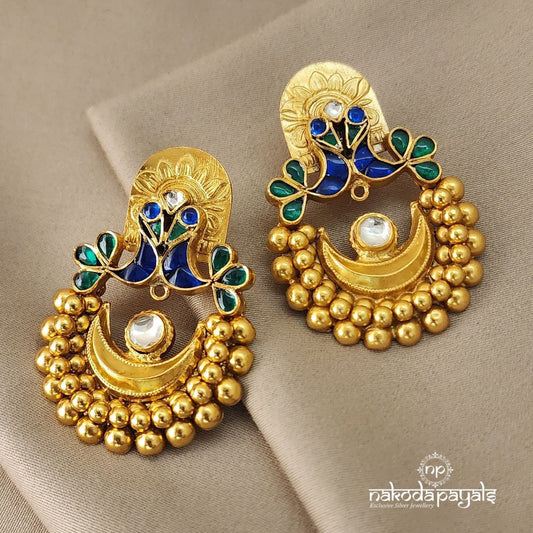 Blue Birdie Chandbali (Ge5494)