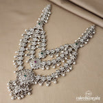 Triple Layered Cutstone Neckpiece (N8136)