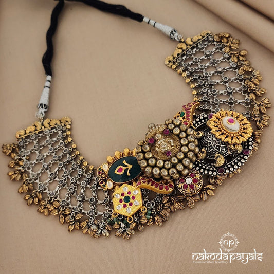 Krishna Dual Tone Neckpiece (N8160)