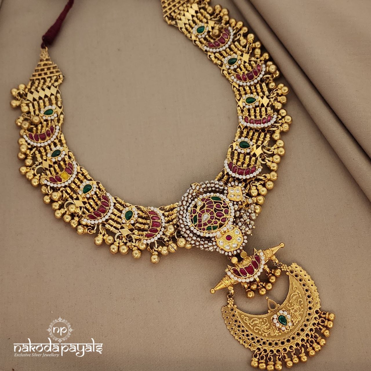 Long Ghungroo Neckpiece (GN5851)