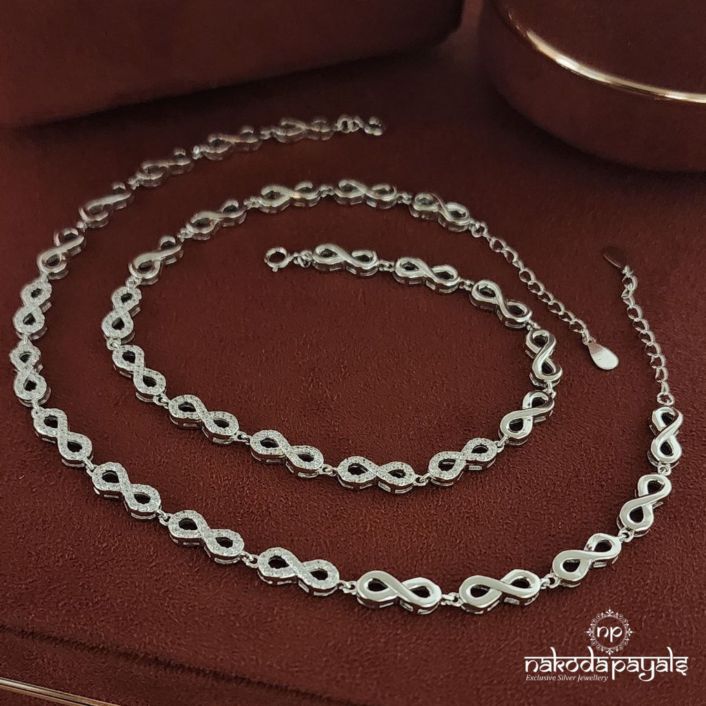 Infinity CZ Anklets (A3841)