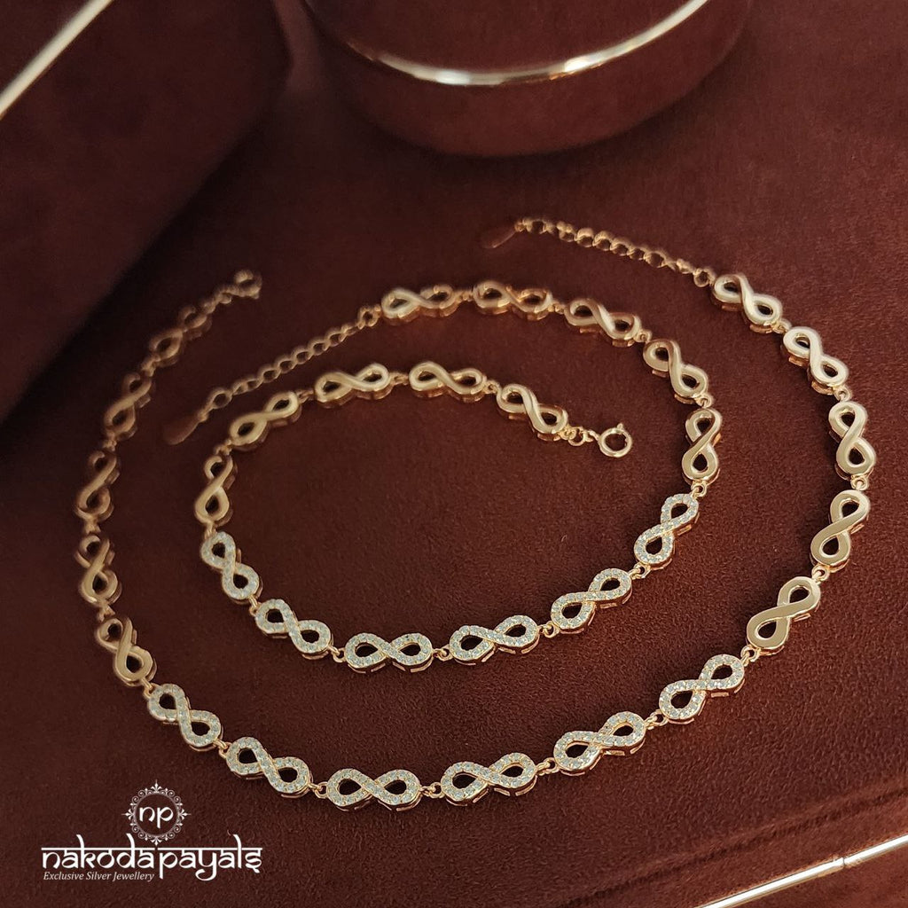 Infinity CZ Anklets (A3842)