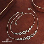 Cliquish CZ Anklets (A3848)