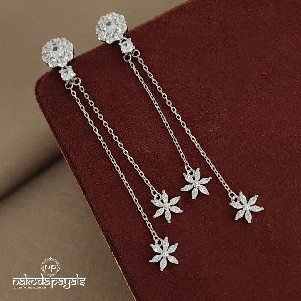 Floral CZ Earrings (ST1617)