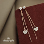 Heart Rose gold Earrings (ST1620)