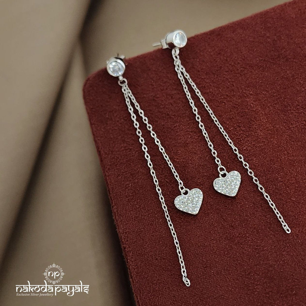 Heart CZ Earrings (ST1619)